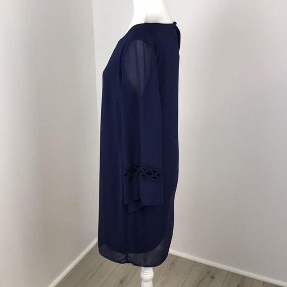 A.n.a. Blue Double Layered Tank Dress Size S - Picture 3 of 5